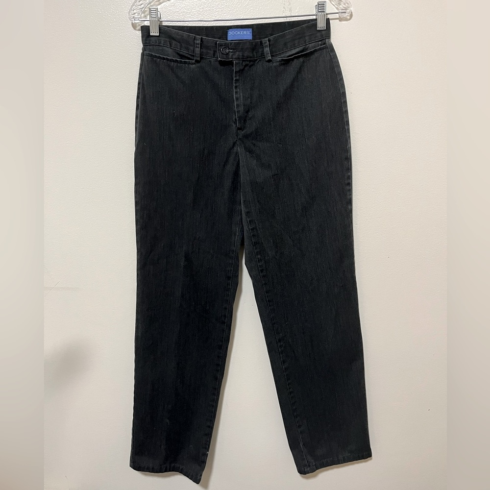 Dockers Vintage Womens Black Jeans size 6